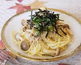 茸の醤油バター～和風パスタ～作り方8写真