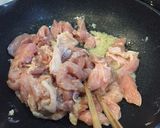 若鶏とクルミのオイスター炒め作り方4写真
