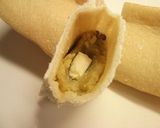 スイートポテトチーズパイ風　焼き巾着作り方9写真