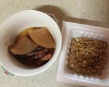 イカ大根と納豆のご飯作り方1写真