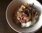 イカ大根と納豆のご飯作り方3写真