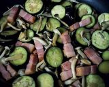 ごろごろベーコンのトマトソースパスタ作り方8写真