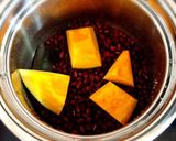 冬至に☆お砂糖なし！塩味の小豆南瓜作り方3写真