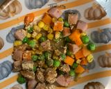 レンジさっぱりソースカツ味オムライス弁当作り方4写真