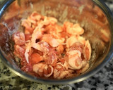 厚揚げと豚肉、小松菜の中華風とろみ煮作り方2写真