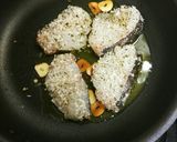 鱈のパン粉焼き～ガーリック風味～作り方5写真