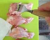 黒酢で手羽元甘辛煮 X’mas ver.作り方3写真