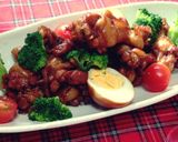 黒酢で手羽元甘辛煮 X’mas ver.作り方6写真