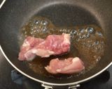 麺つゆで茹でて炒めて焼鳥風丼作り方2写真