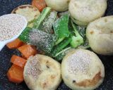 がんもどきの炒め物作り方4写真
