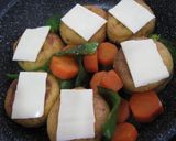 がんもどきの炒め物作り方5写真