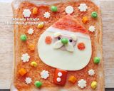 簡単♪クリスマスサンタさんデコトースト作り方6写真