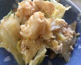 簡単☆キャベツと卵の鶏がら炒め作り方3写真