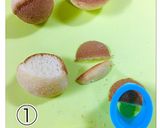 苺のクマサンタ クリスマス飾りに作り方1写真