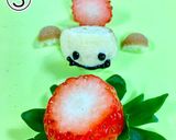 苺のクマサンタ クリスマス飾りに作り方3写真