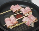 牡蠣とベーコンのブロシェット作り方4写真