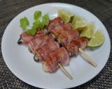 牡蠣とベーコンのブロシェット作り方6写真