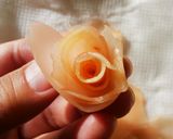 母の日*おもてなし*ガリで薔薇飾り作り方4写真