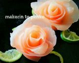 母の日*おもてなし*ガリで薔薇飾り作り方10写真