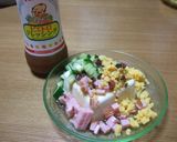 お豆腐のカラフルサラダ作り方6写真