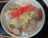 他人丼定食（血管ダイエット食1039）作り方1写真