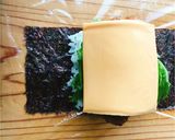 チキンロール大葉チーズおにぎらず(動画有作り方7写真