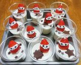 オレオとミルクムース☆クリスマスサンタ☆作り方10写真
