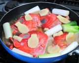 フライパンで簡単！美味しい金目鯛のあら煮作り方5写真