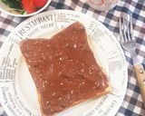 バンホーテンチョコの甘〜いチョコトースト作り方5写真