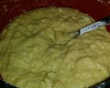 グリーンバナナのクランブルケーキ作り方1写真