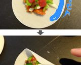 簡単で完璧っ♡餃子の皮のフラワー・ピザ！作り方2写真