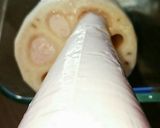 蓮根のえびすり身詰め作り方3写真