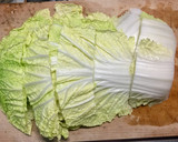 白菜とかき揚げ天ぷらの煮物作り方1写真