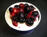 レンチンスィーツ☆ホットベリーアイス作り方1写真