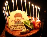 ☆チップとデール　キャラチョコケーキ☆作り方16写真