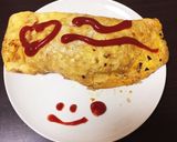 一人暮らしの野菜たっぷりオムレツ作り方7写真