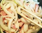 ベーコンと里芋と切り干し大根のミルク煮作り方2写真