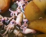 簡単☆ひいかと大根の煮物作り方5写真