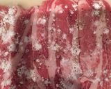 クリスマスに♪彩り野菜のポークロール作り方4写真