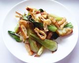 チンゲン菜と油揚げのカリカリサラダ作り方6写真