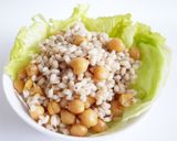 もち麦とひよこ豆のエスニックサラダごはん作り方6写真