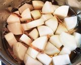 麺つゆで簡単美味♪大根とアタリメの煮物♡作り方3写真