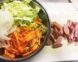 野菜たっぷりミルクスープ作り方1写真