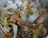 白菜ときのこ 挽き肉とメンマの中華スープ作り方6写真