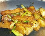 かぶと豚肉のごまソース炒め作り方6写真