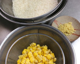 コーンとツナ缶で炊き込みご飯作り方1写真