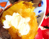 簡単おやつ☆トースター焼き芋のバターのせ作り方3写真