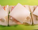 トースト ゆで卵とハムのチーズ焼き！作り方4写真