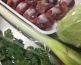極☆男おかず料理☆キャベツと砂肝の塩炒め作り方1写真