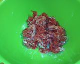 牛肉とズッキーニのクリームパスタ作り方2写真